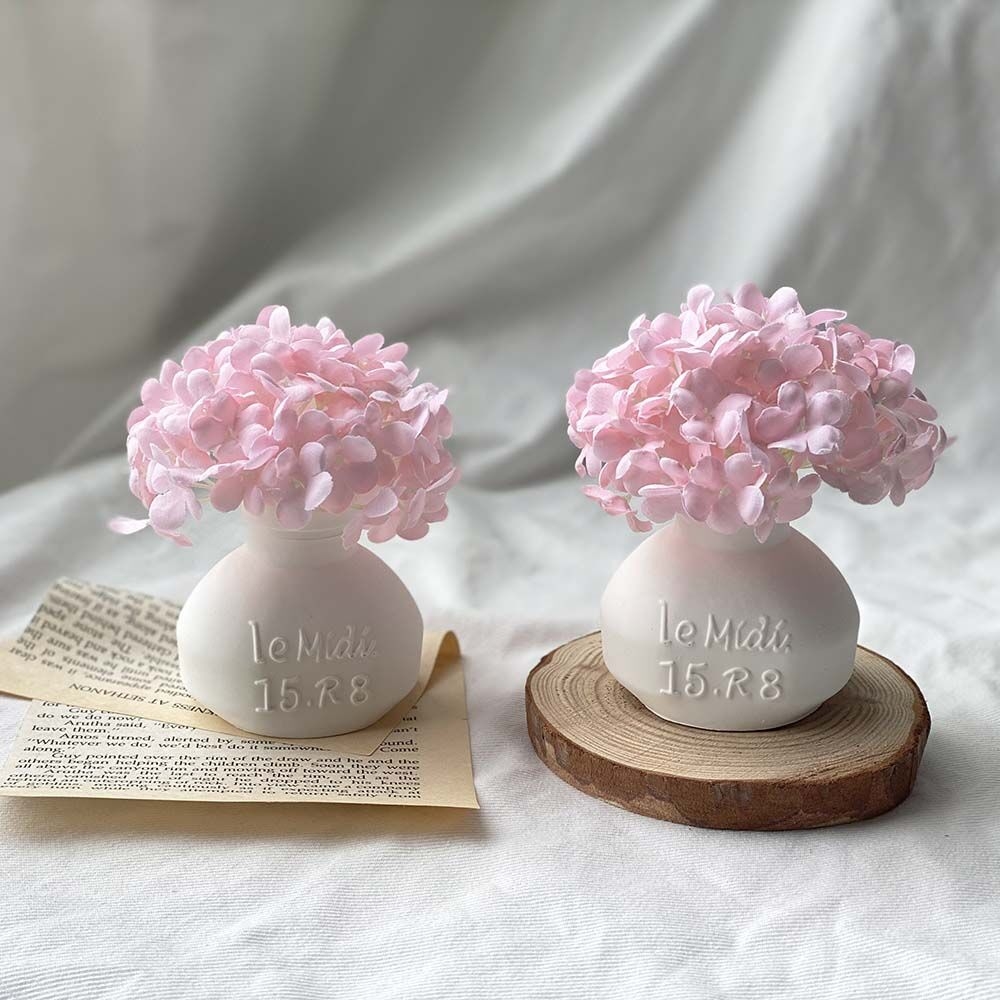K-Lifestyle coming candle Hydrangea Vase Plaster Air Freshener