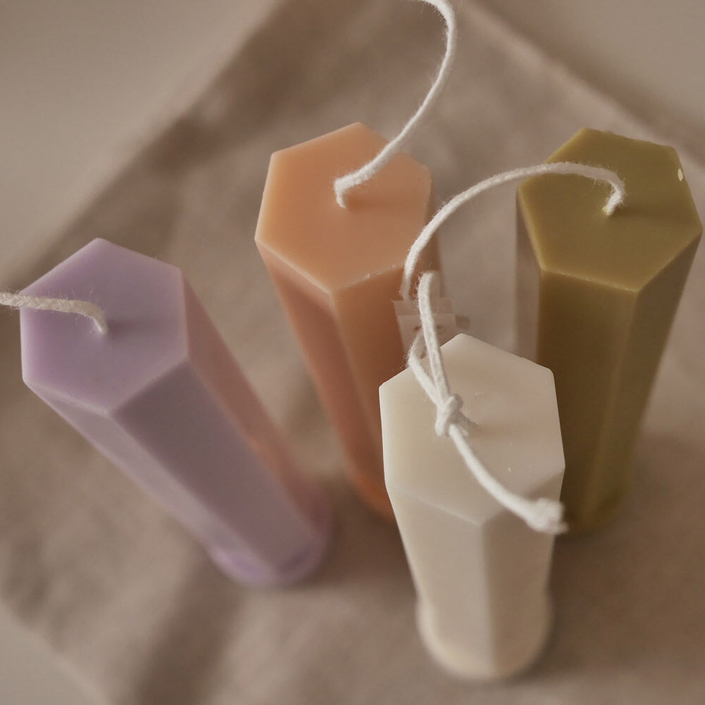 K-Lifestyle 365day Hexagonal Taper Candle / Object Candle