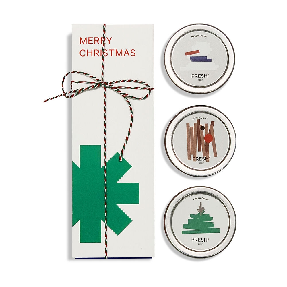 K-Lifestyle PRESH VERY MERRY Candle Set X-MAS EDITION