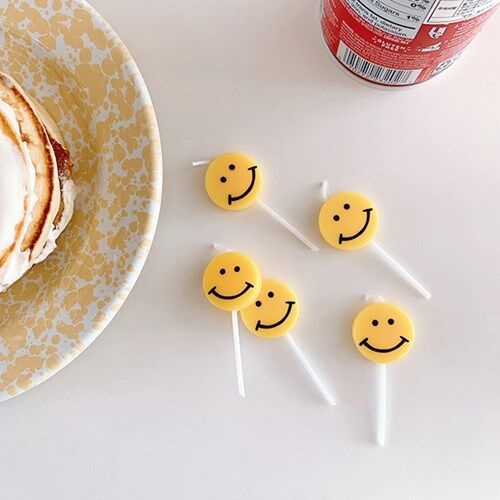 K-Lifestyle Maison de aloha Coin Smile Candle (Set of 5)