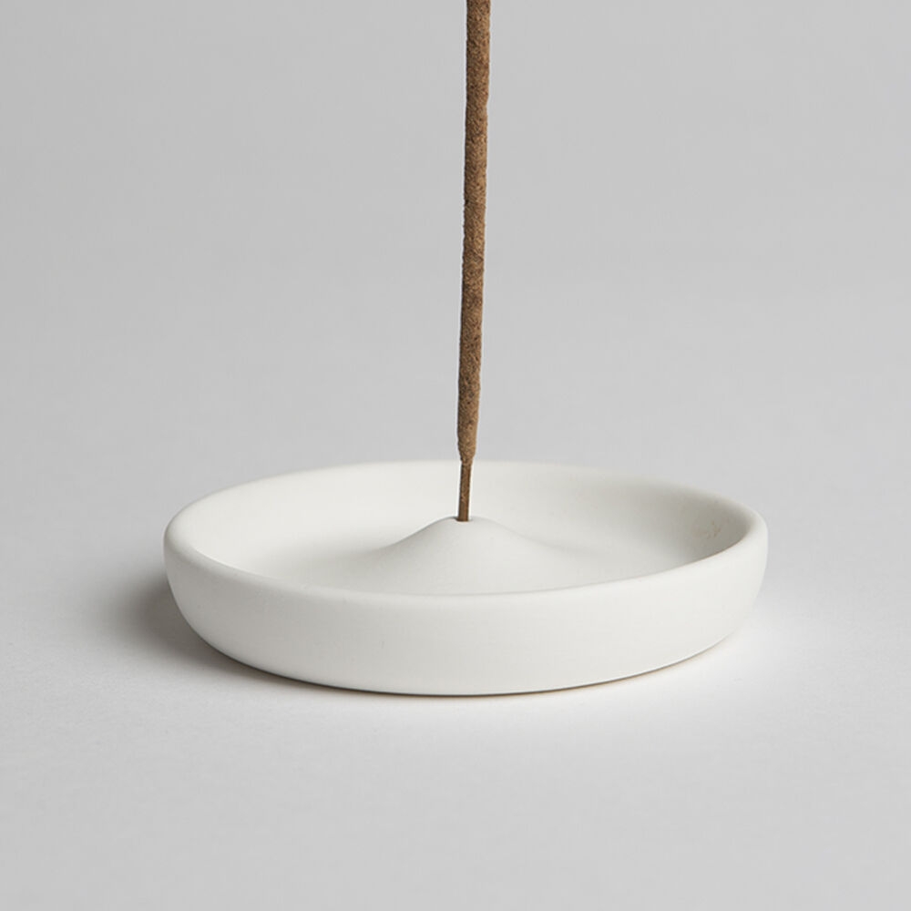 K-Lifestyle BeachBound Circle Incense Holder White