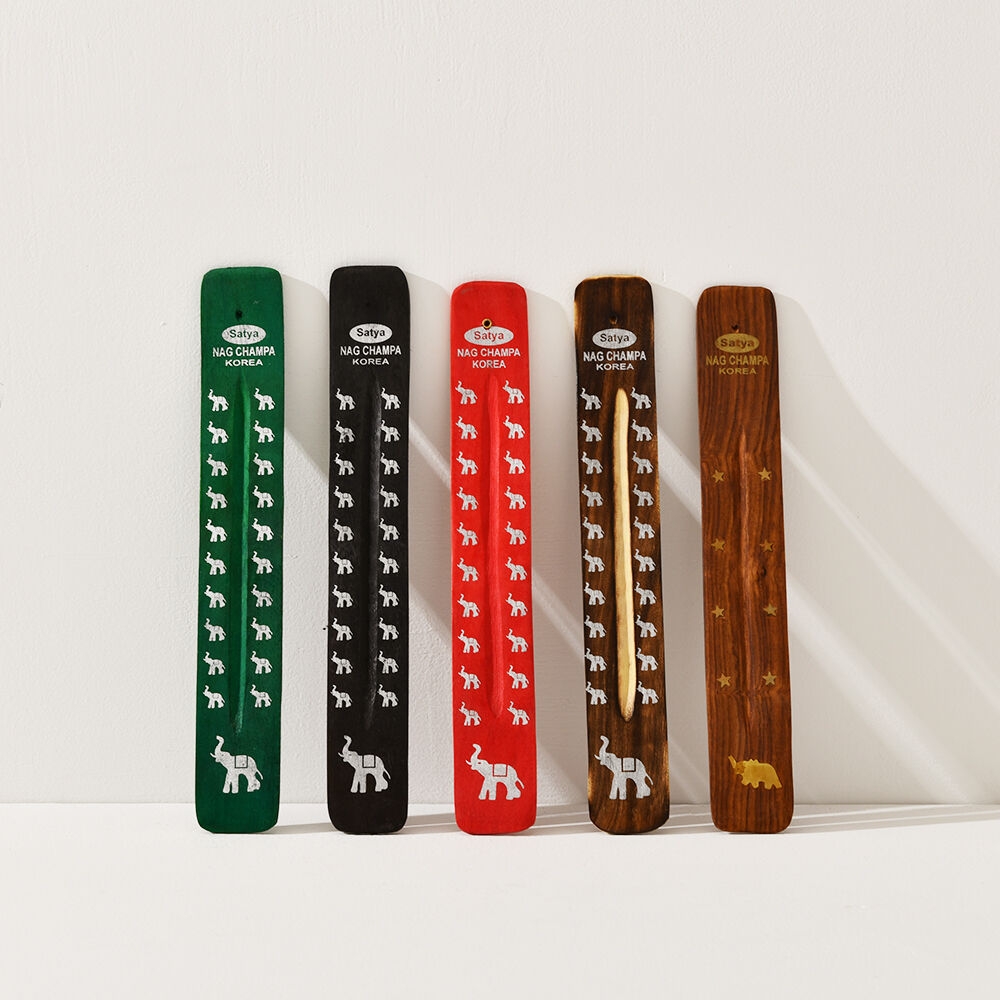 K-Lifestyle nagchampa Nag Champa Incense Holder Plain Brown