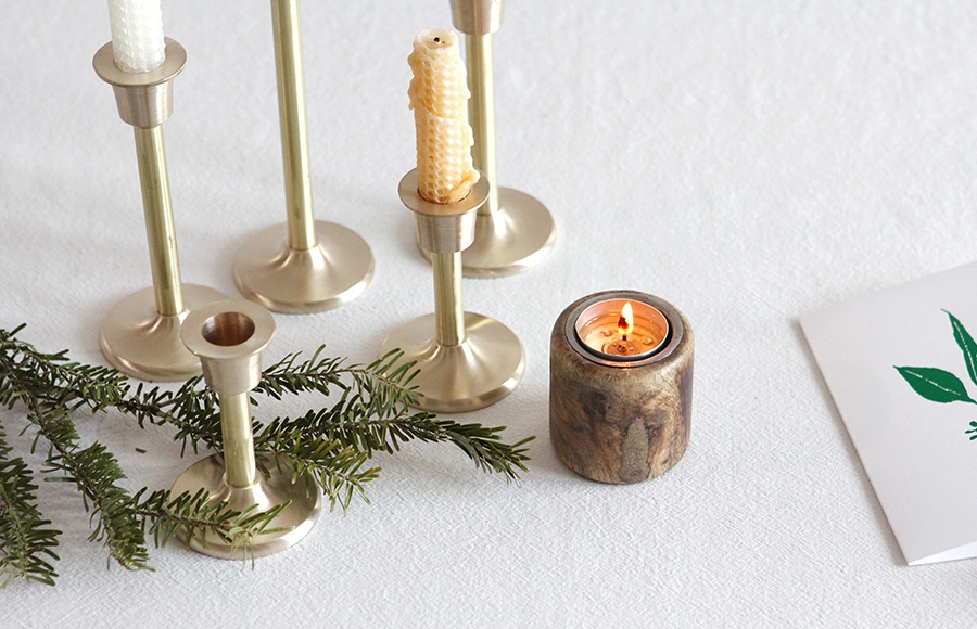 K-Lifestyle cocorobox Bronze Candle Holder 3 Sizes