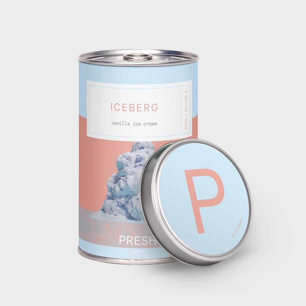 K-Lifestyle PRESH Candle ICEBERG Vanilla Ice Cream Large (600g) Large Capacity (600g)