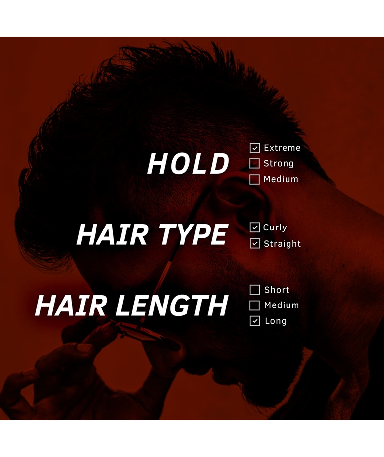 Ustraa Hair Fixing Spray extreme hold for curly and straight long hair