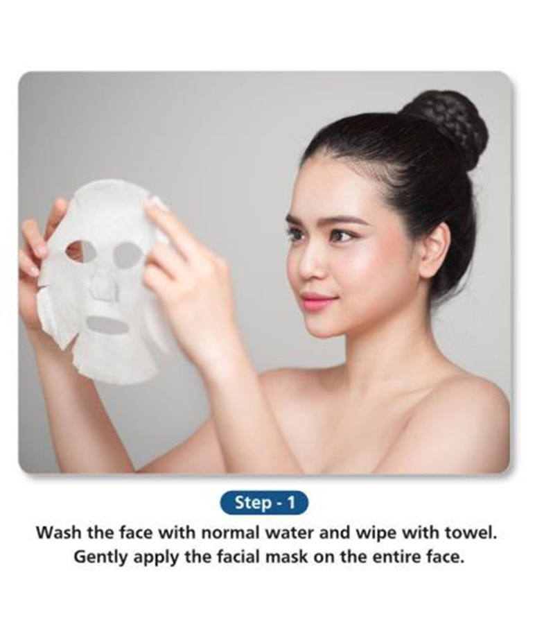 Mirabelle Oily Skin Facial Sheet Mask Pack of 6 benefits for oily skin, black marks, anti-bacterial