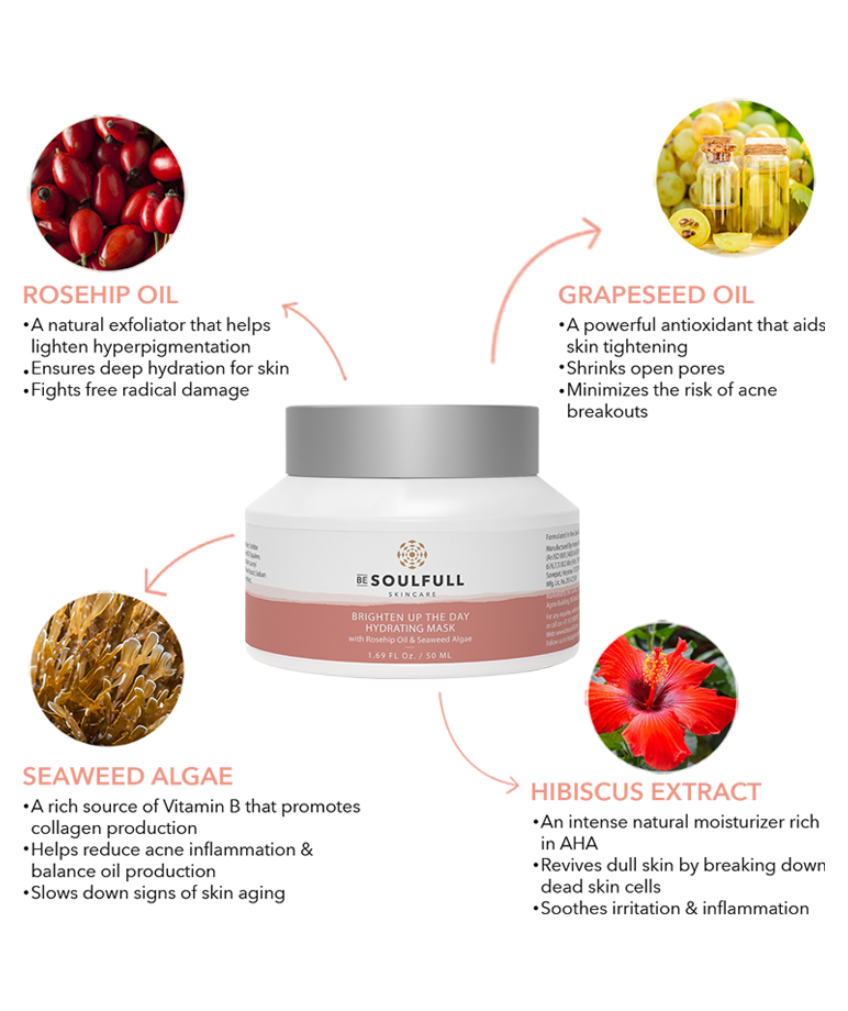 Be Soulfull Glow Kit I Brightening Mask, Vitamin C Serum, Moisturiser - 3 Products – image 8 of 10