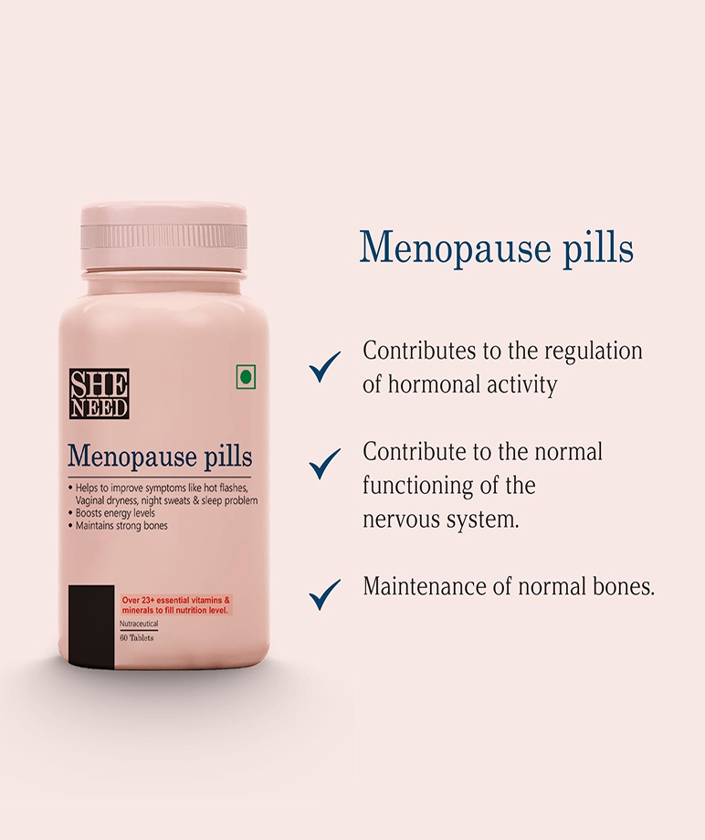 SheNeed Menopause Pills Supplements - Reduces Menopause Symptoms - 60 Tablets – image 5 of 7