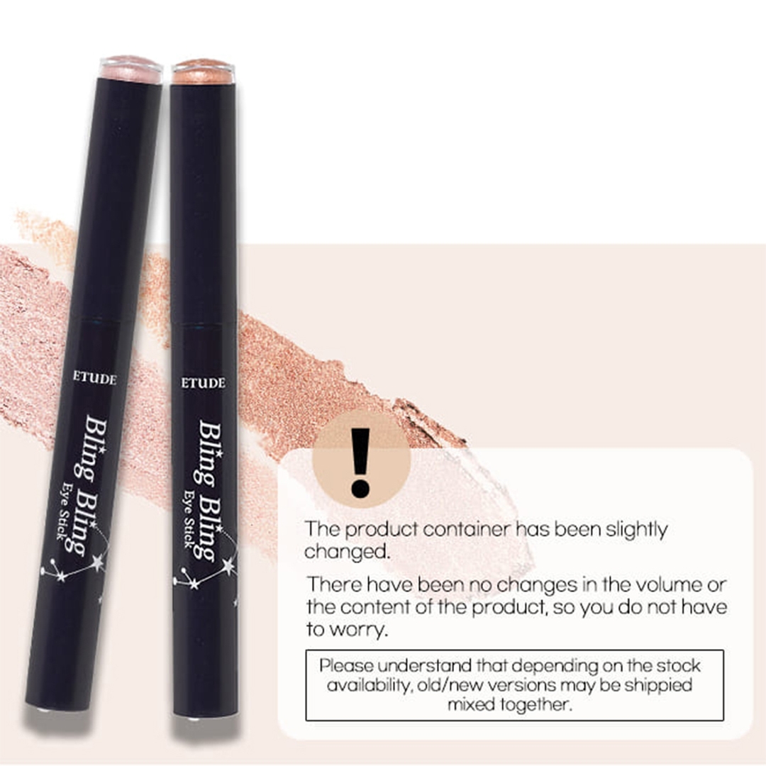 Etude Bling Bling Eye Stick new container design notice