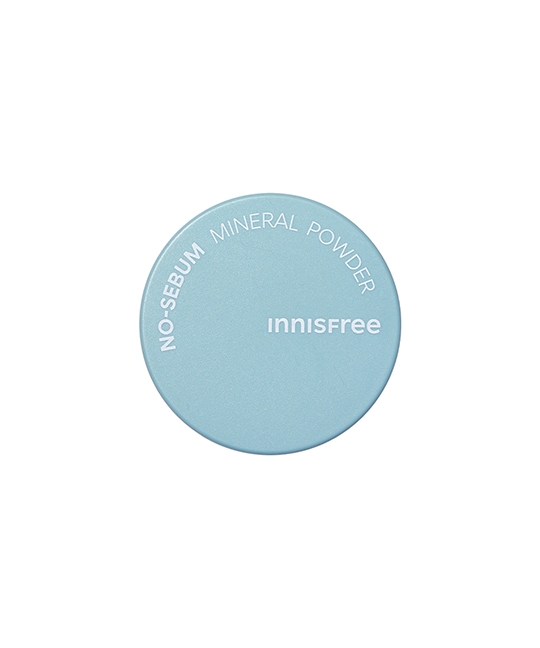 Innisfree No-Sebum Mineral Powder 5g blue lid front view