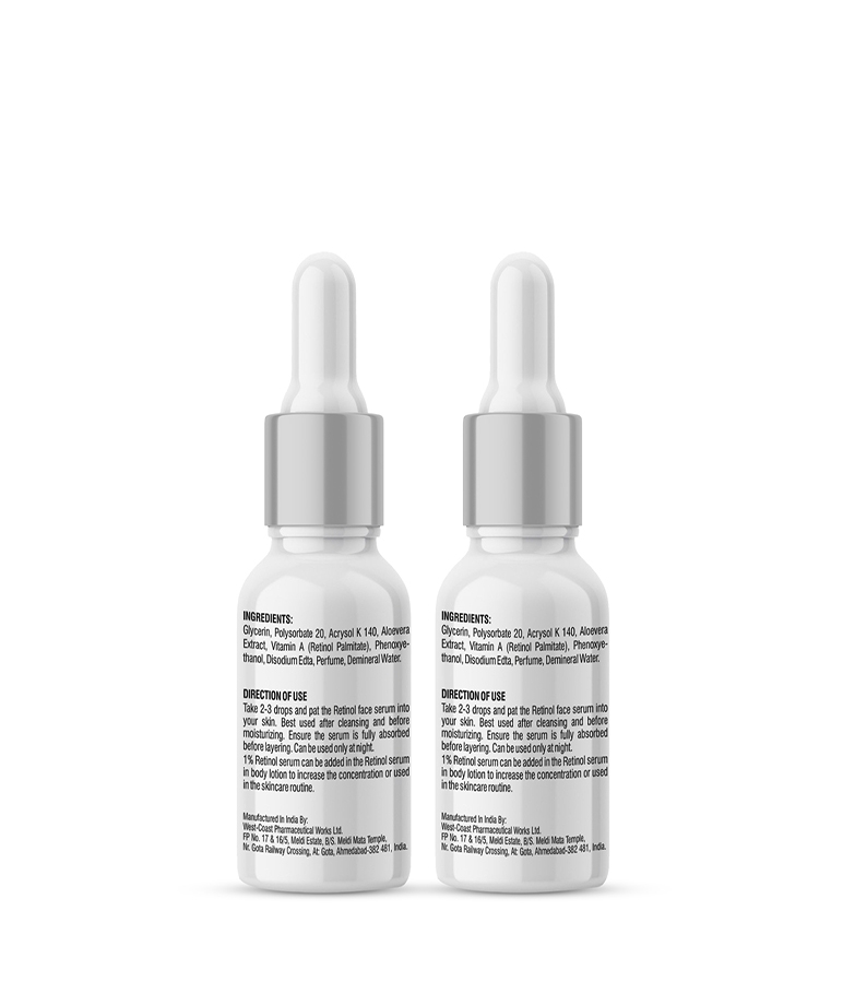 CGG Cosmetic 1% Retinol Serum - 3X Anti-Aging Formula - 10ml (Pack of 2) – image 2 of 8