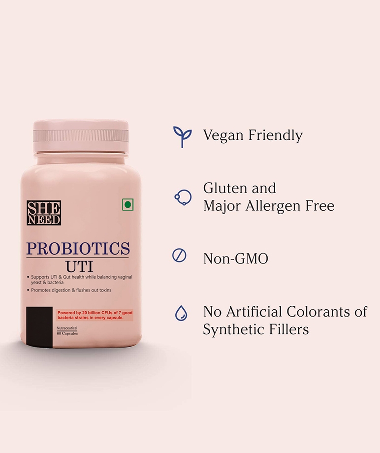 SheNeed TRACK UTI PROBIOTICS Supplements - 60 Capsules (Pack of 2) – image 5 of 7