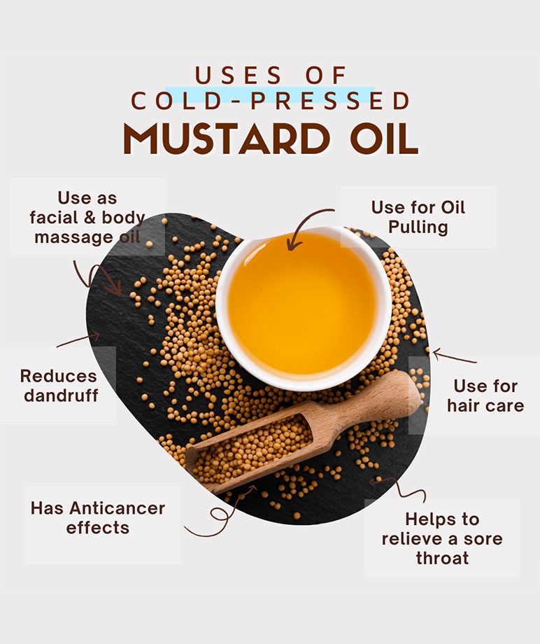 Coco Crush Cold-Pressed Mustard Oil, 100% Pure & Natural - 50ml – image 3 of 7