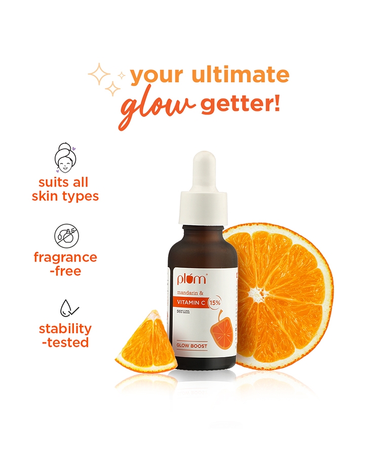 Plum 15% Vitamin C Face Serum with Mandarin - 30 ml – image 2 of 5