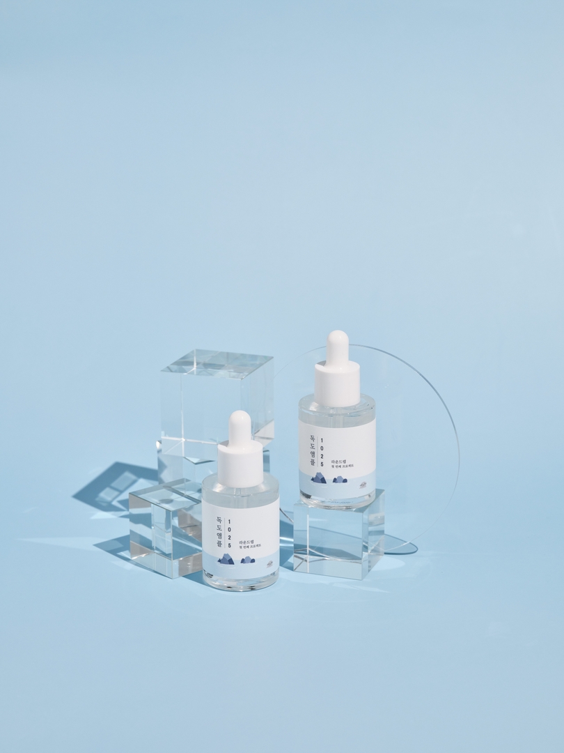 ROUND LAB 1025 Dokdo Ampoule 45g two bottles front view