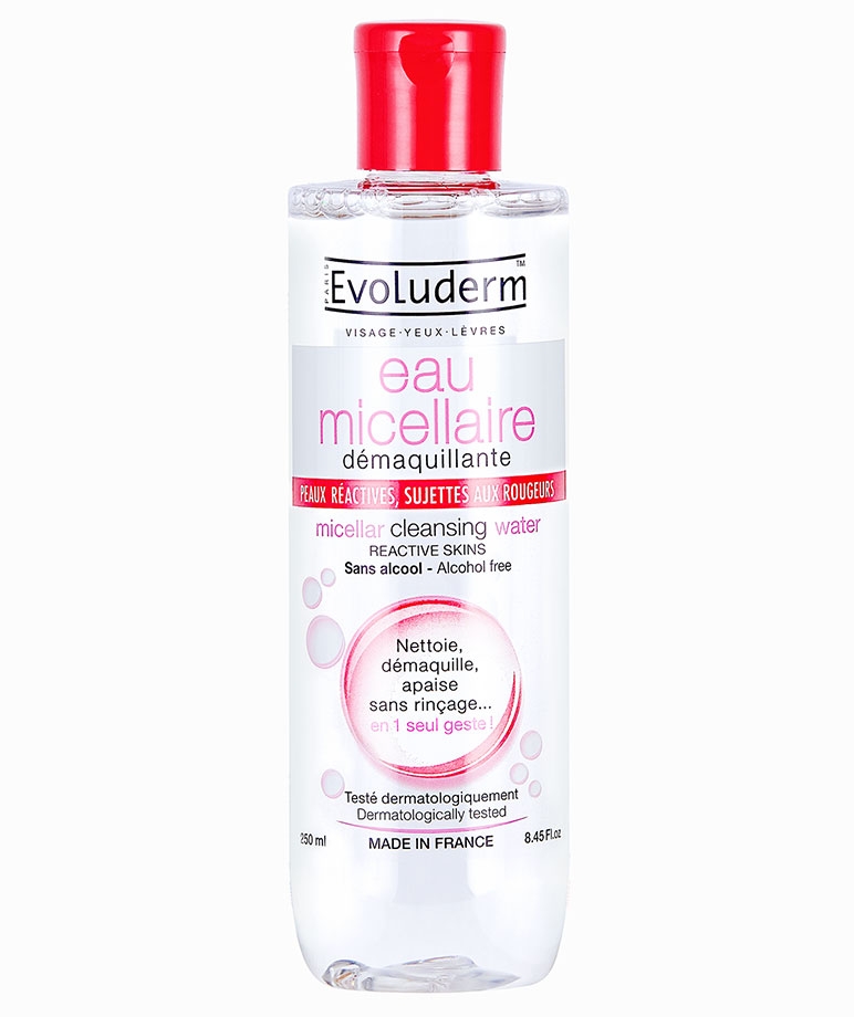 Evoluderm Micellar Cleansing Water for Reactive, Red-prone Skin 250 ml