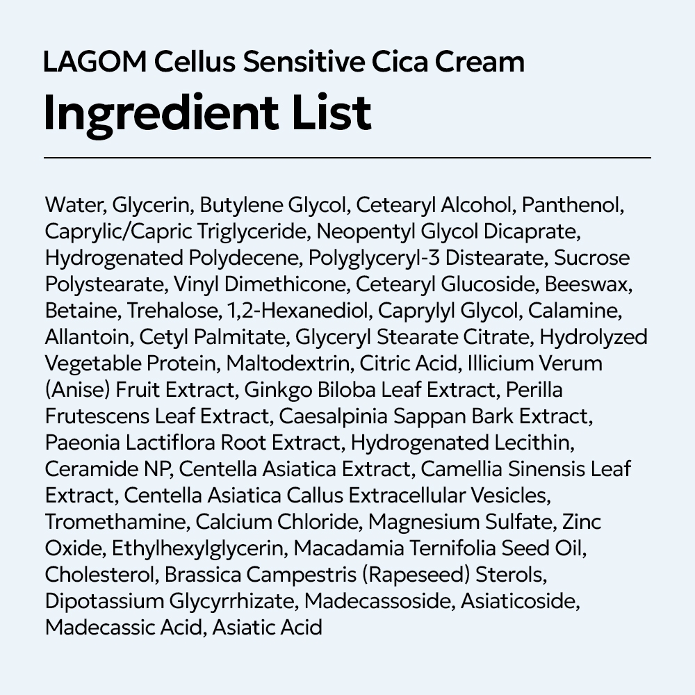 Lagom CELLUS SENSITIVE CICA CREAM (60mL) – image 12 of 13