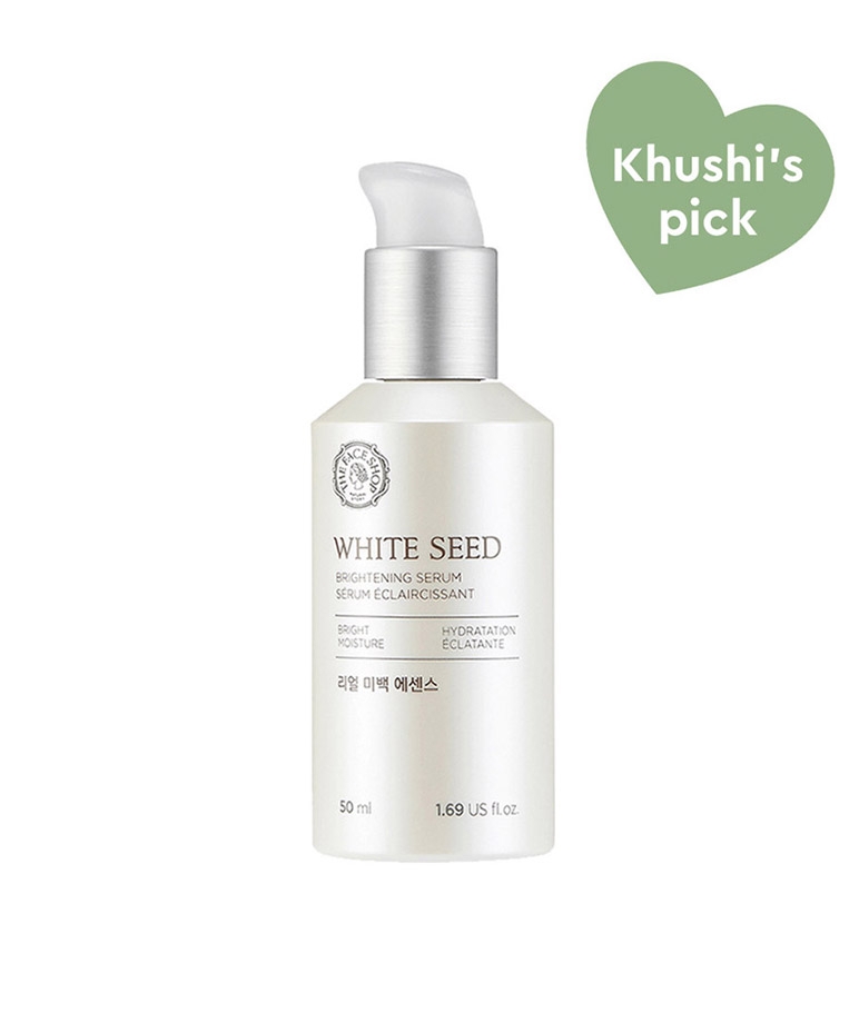 The Face Shop White Seed Brightening Serum With Niacinamide & Hyaluronic Acid, Face Serum To Treat Dark Spots & Uneven Skin
