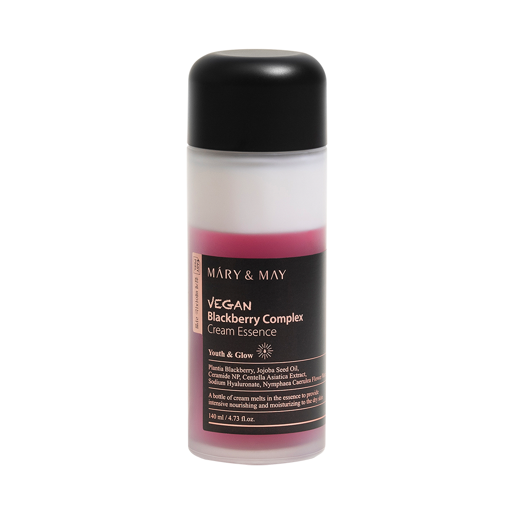 Mary&May Vegan Blackberry Complex Cream Essence 140ml 4.73 fl.oz front label