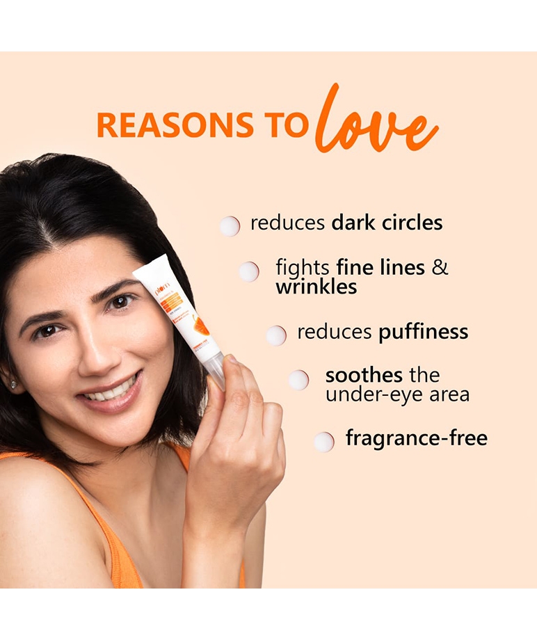 Plum 3% Vitamin C, 3% Peptide & 3% Caffeine Eye Cream with Mandarin - 15 ml – image 3 of 6