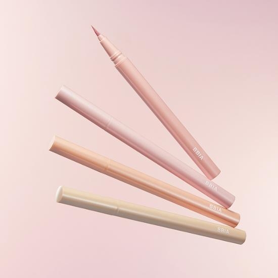 BBIA Last Glitter Highlighter 4-shade pen lineup, honey, peach, pink and rosy