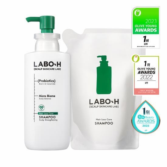 Laboratory Scalp Strengthening Shampoo Hair Loss Relief 333ML Set ...