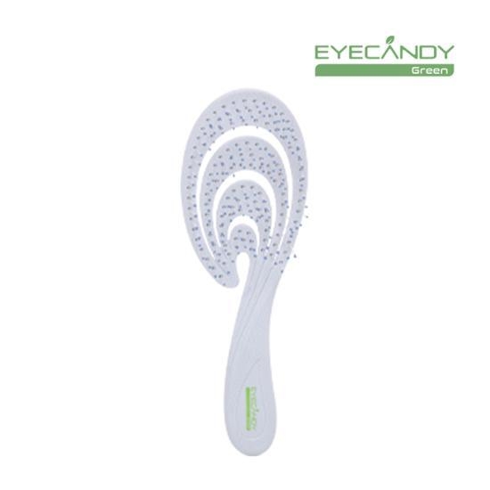 Eyecandy eco-friendly detangling brush coral purple