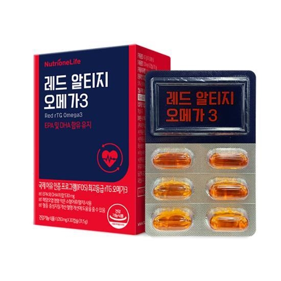 NutrioneLife NutriOne Life Red Altege Omega3 30 Capsules (1 Month Supply)