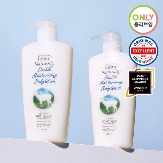 Leivy Raybi Mountain Goat Milk Body Wash 500ml Double Set – image 4 of 6