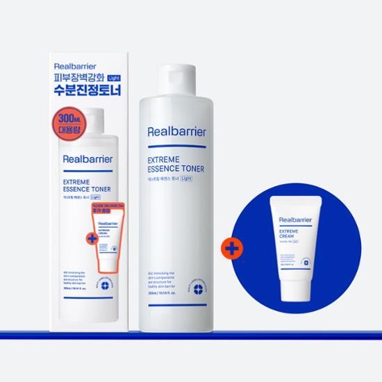 Realbarrier Extreme Essence Toner Light 300ml Set (+Light Cream 25ml) – image 1 of 2