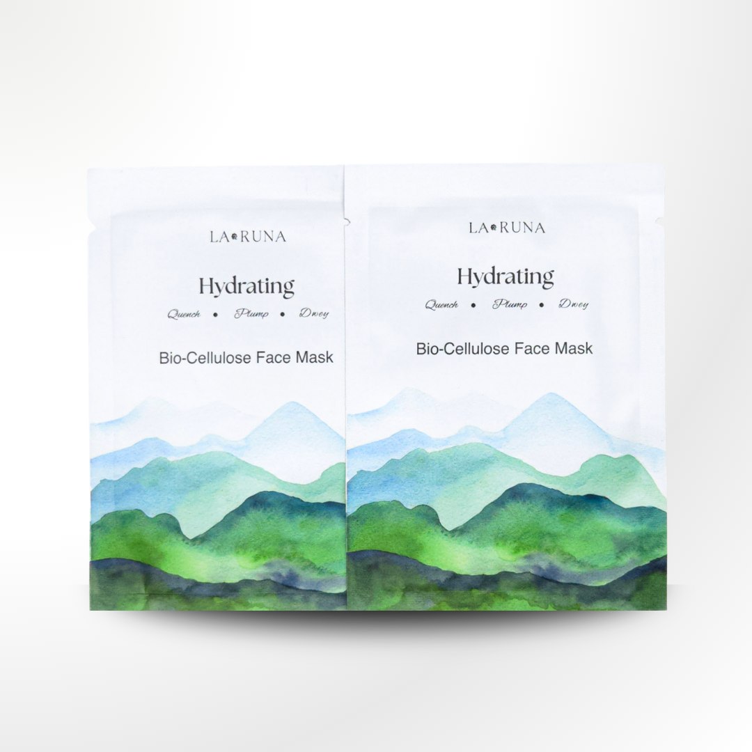 LA RUNA LARUNA HYDRATING BIOCELLULOSE FACE MASK (PACK OF 2)