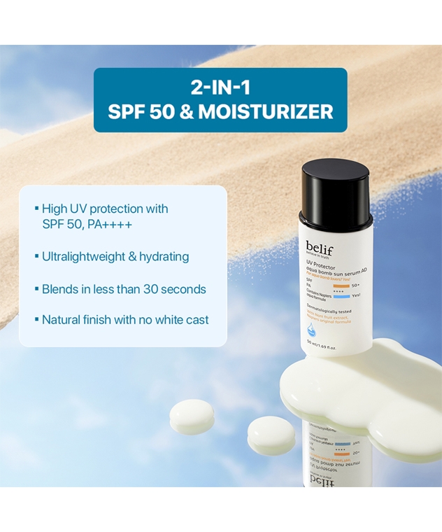 Belif UV Protector aqua bomb sun serum 50ml – image 5 of 6