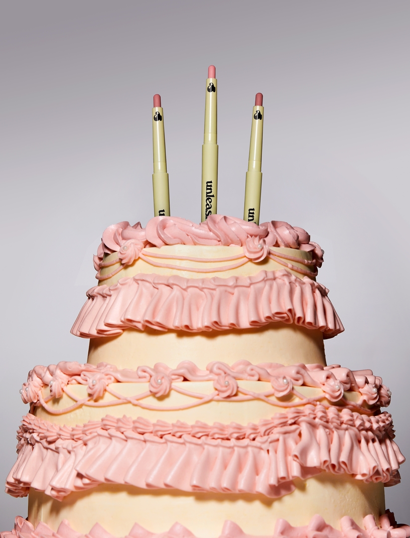 Unleashia Oh! Happy Day Lip Pencil trio of pencils, brand campaign visual