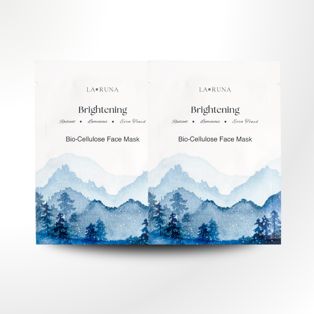LA RUNA LARUNA BRIGHTENING BIOCELLULOSE FACE MASK (PACK OF 2)