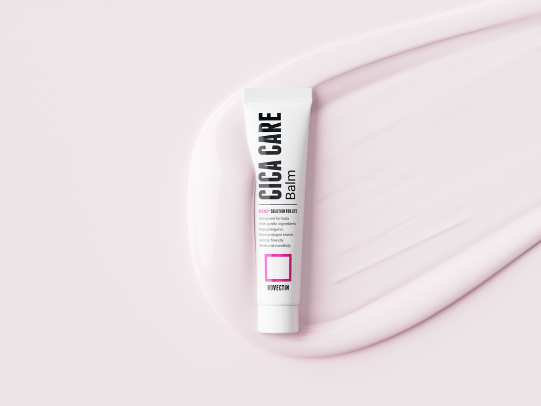 Rovectin Cica Care Spot Balm 40ml pale pink balm cream texture