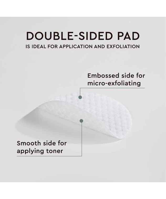 The Face Shop Tea Tree Toner Pads double-sided cotton pad, embossed and smooth side
