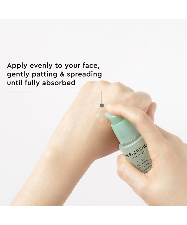 The Face Shop Tea Tree Pore Ampoule With AHA, Ip- BHA, PHA & Hyaluronic Acid, For Oily & Acne Skin – image 8 of 8