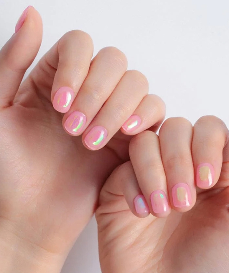 Dashing Diva Glaze Pink Dew(Long), Semi-Cured Gel Nail Stickers, Artificial Nails, Lightweight, Easy To Use, Manicure – image 3 of 7