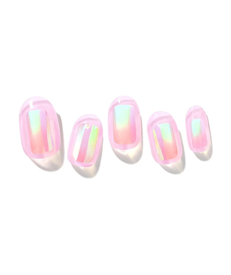 Dashing Diva Glaze Pink Dew(Long), Semi-Cured Gel Nail Stickers, Artificial Nails, Lightweight, Easy To Use, Manicure – image 2 of 7