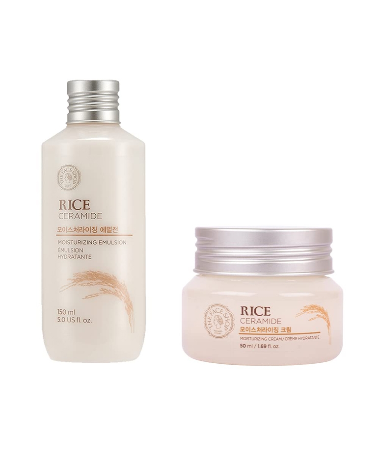 The Face Shop Rice & Ceramide Barrier Repair Combo