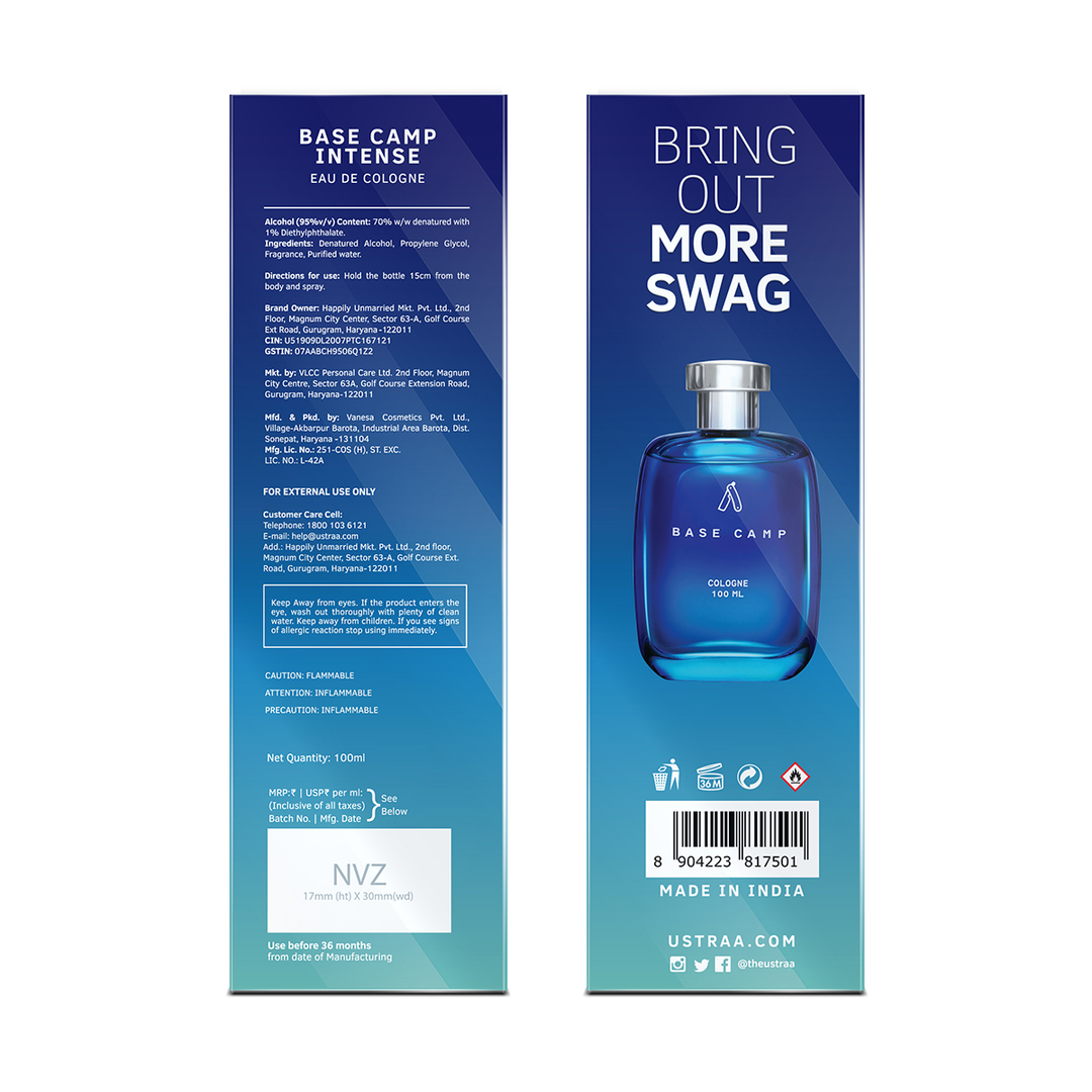 Ustraa Base Camp Cologne - 100 ml - Perfume for Men – image 8 of 8