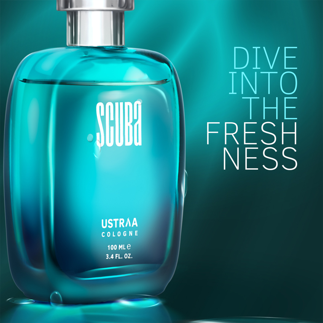 Ustraa Scuba Cologne - 100 ml - Perfume for Men – image 6 of 7