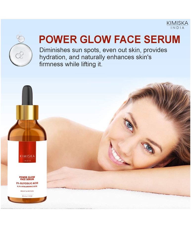 THE LOVE CO Power Glow Face Serum - 2% Glycolic Acid + 0.5% Hyaluronic Acid - 30ml – image 2 of 6
