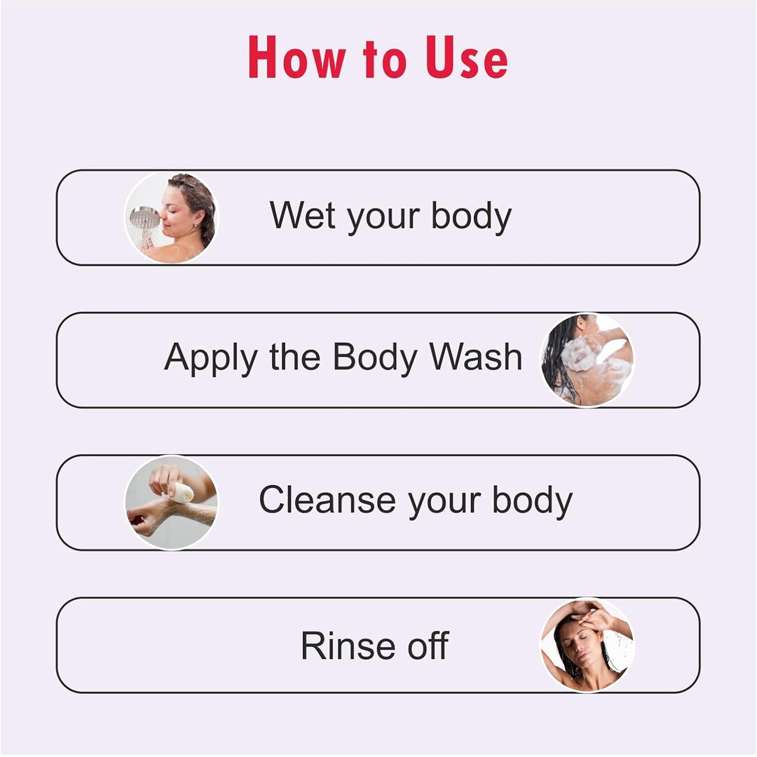 THE LOVE CO Bali Swings Bath & Shower Gel 250ml how to use steps