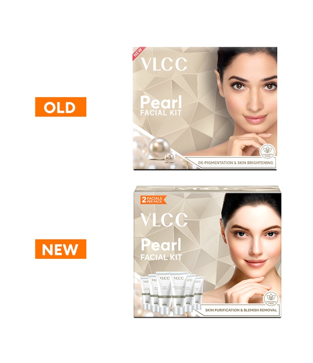 VLCC Pearl Single Facial Kit - 60 g - Removes Dead Skin Cells & Blackheads – image 2 of 9
