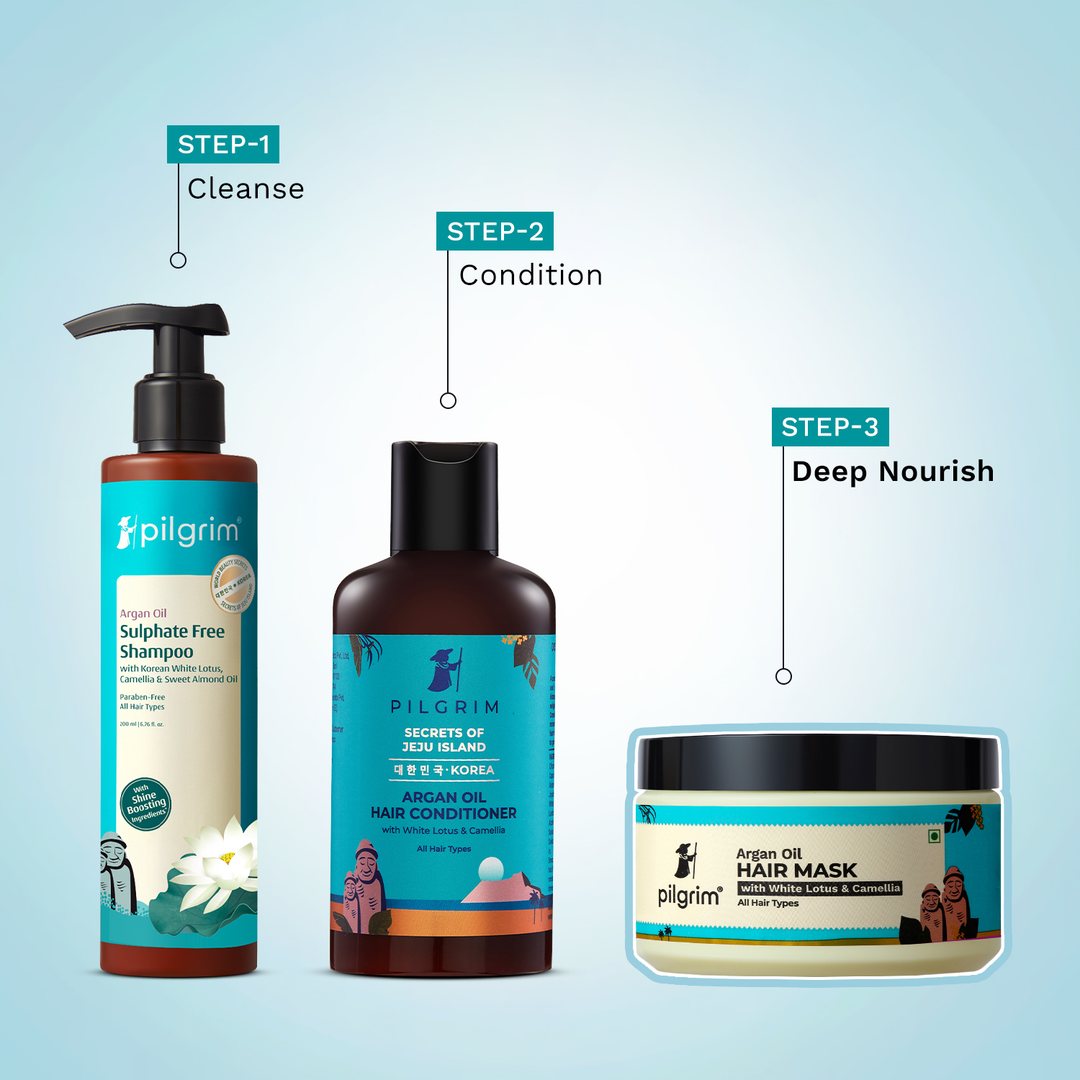 Pilgrim Argan Oil Hair Mask with White Lotus & Camellia – image 8 of 8