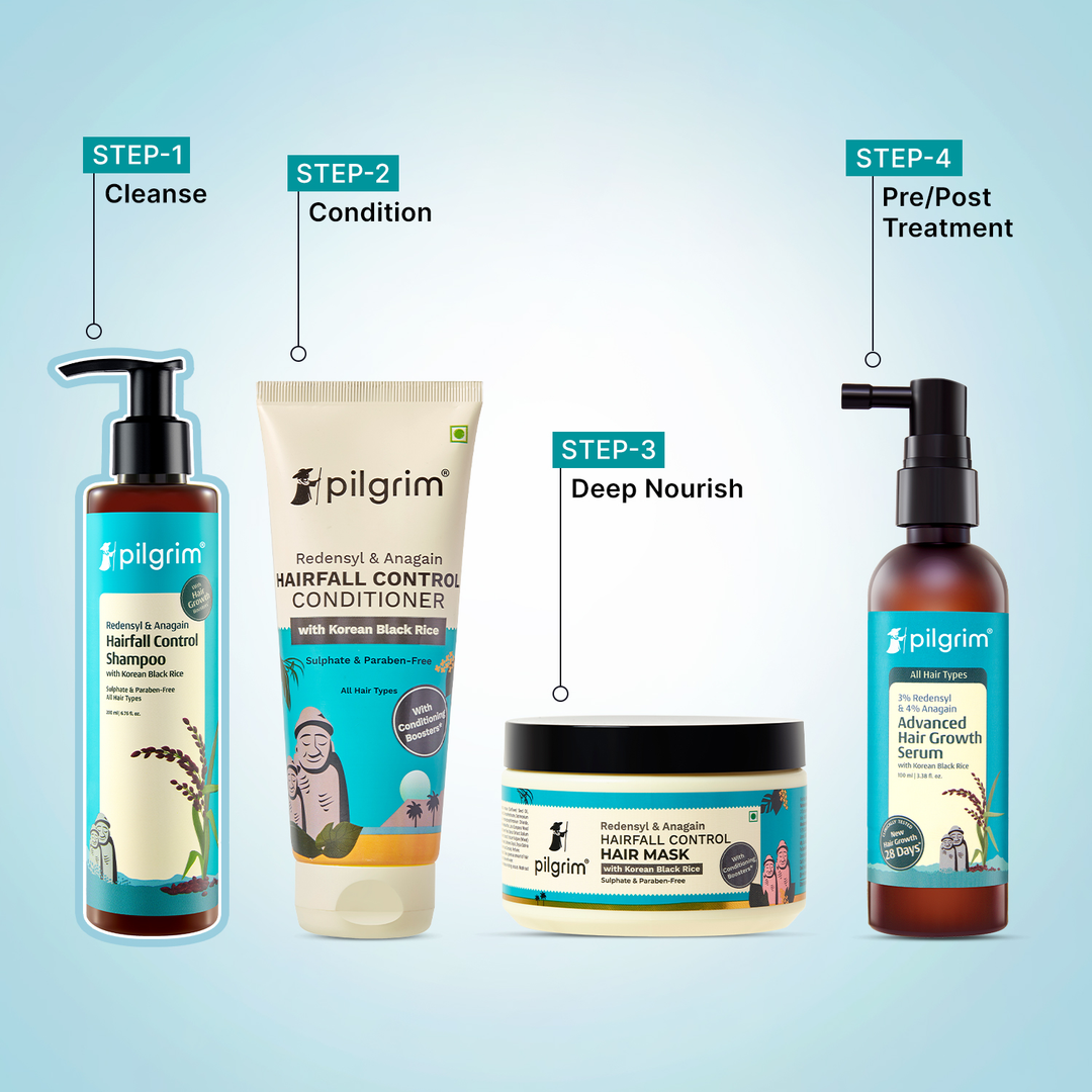 Pilgrim Redensyl & Anagain Hairfall Control Shampoo – image 7 of 9