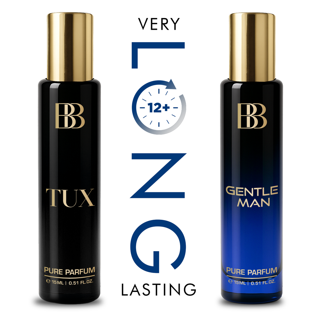 Bergamot Beaute Gentleman & Tux Perfume Luxury Gift Set for Men Combo With Amber Musk & Leather