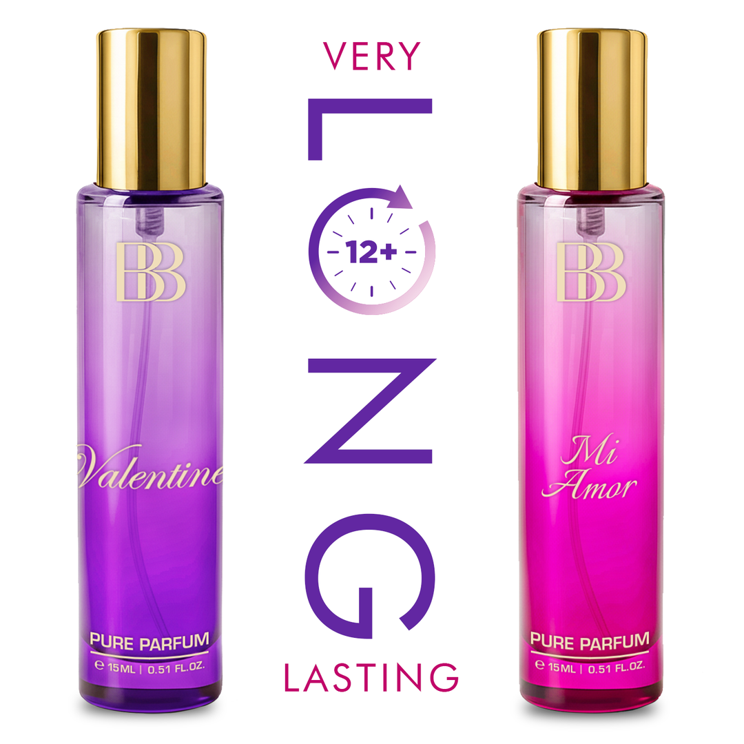 Bergamot Beaute Valentine and Mi Amor Perfume Luxury Gift Set for Women Combo With Vanilla Jasmine & Fruity