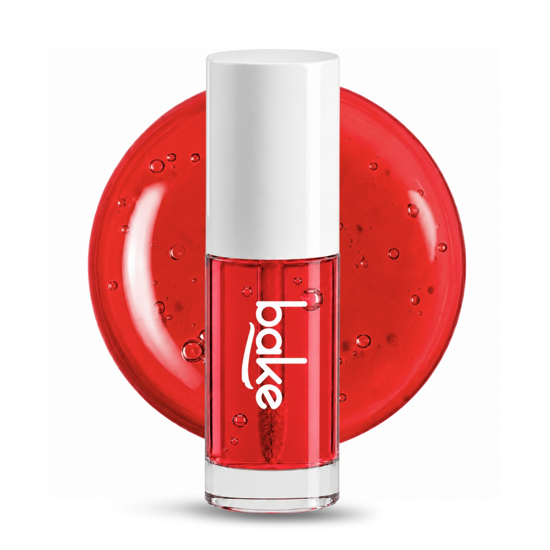 BAKE Beetroot Lip Oil with 1% Kojic Acid + Alpha Arbutin & SPF 30 for Dry, Chapped & Pigmented Lips